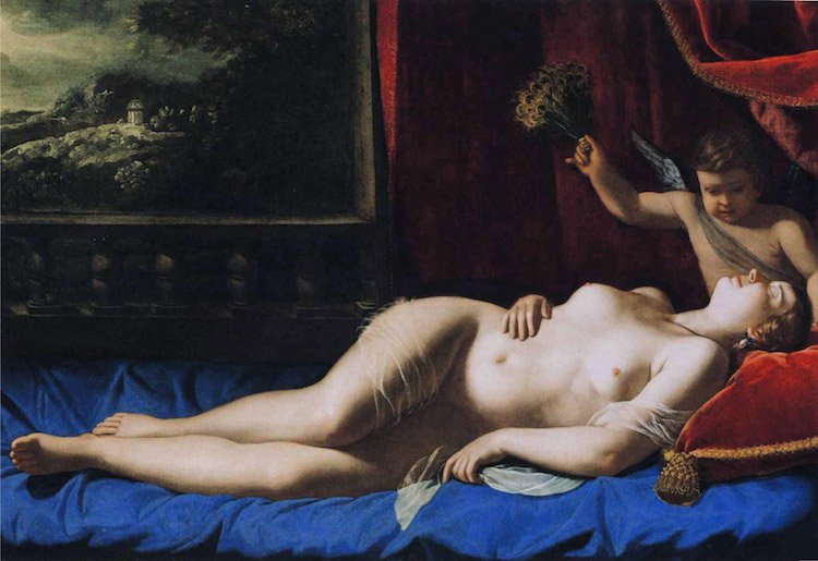 Eros. 1 Artemisia-Gentileschi-venus-durmiente.jpg