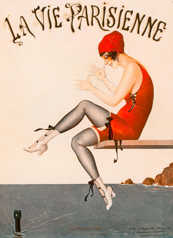 Georges_Leonnec_-_Swimmer_on_diving_board_Illustration_from_La_Vie_Parisienne_-_(MeisterDrucke...jpg