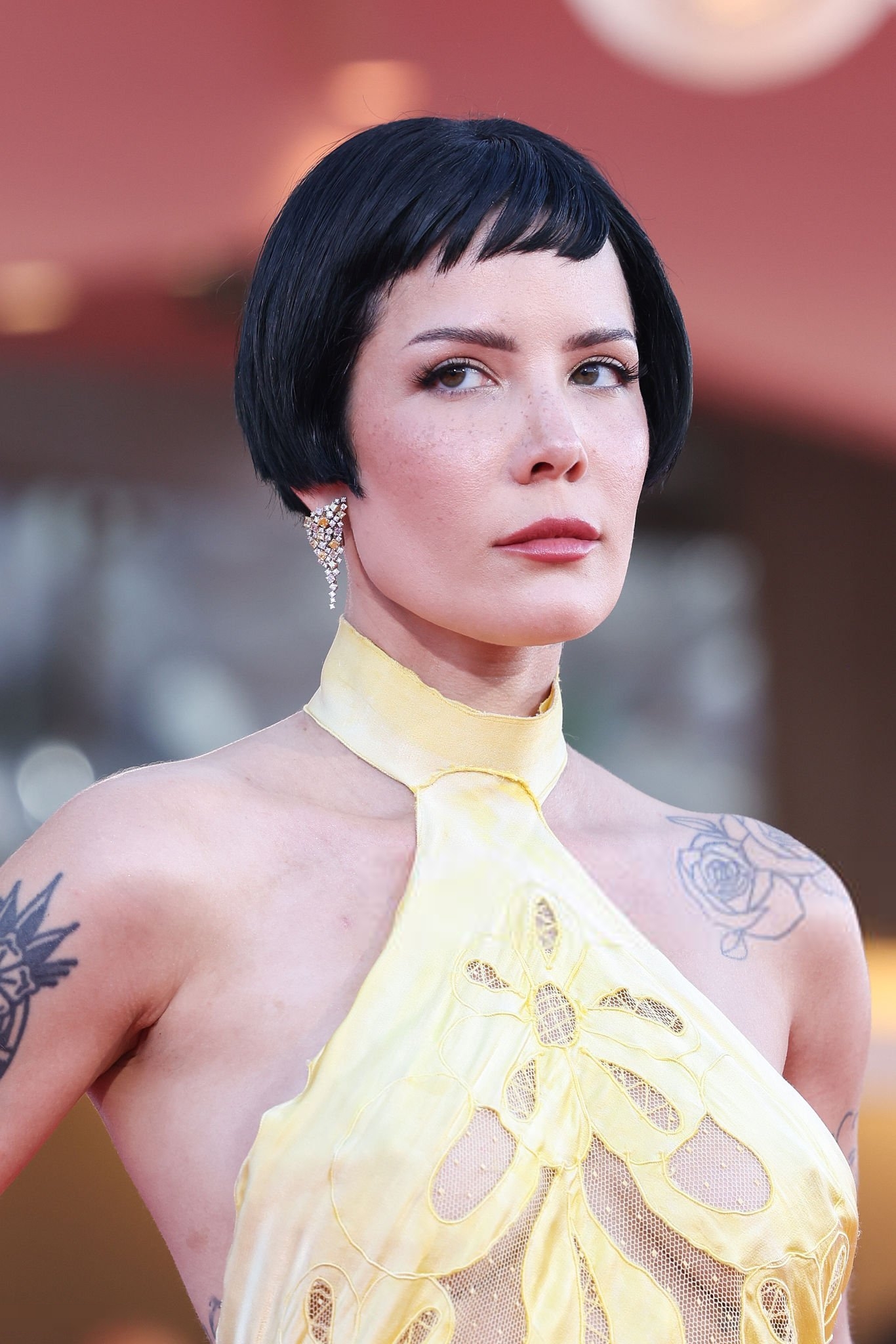 Halsey Nipple Pokies in a Sexy Dress at the Venice Film Festival (23).jpg