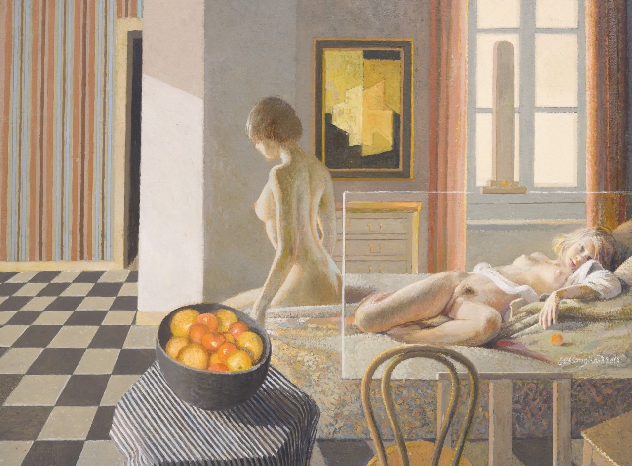 Jean-Claude Besson-Girard (French, 1938 - 2021) - Les nièces de Poliakoff, 2013.jpg