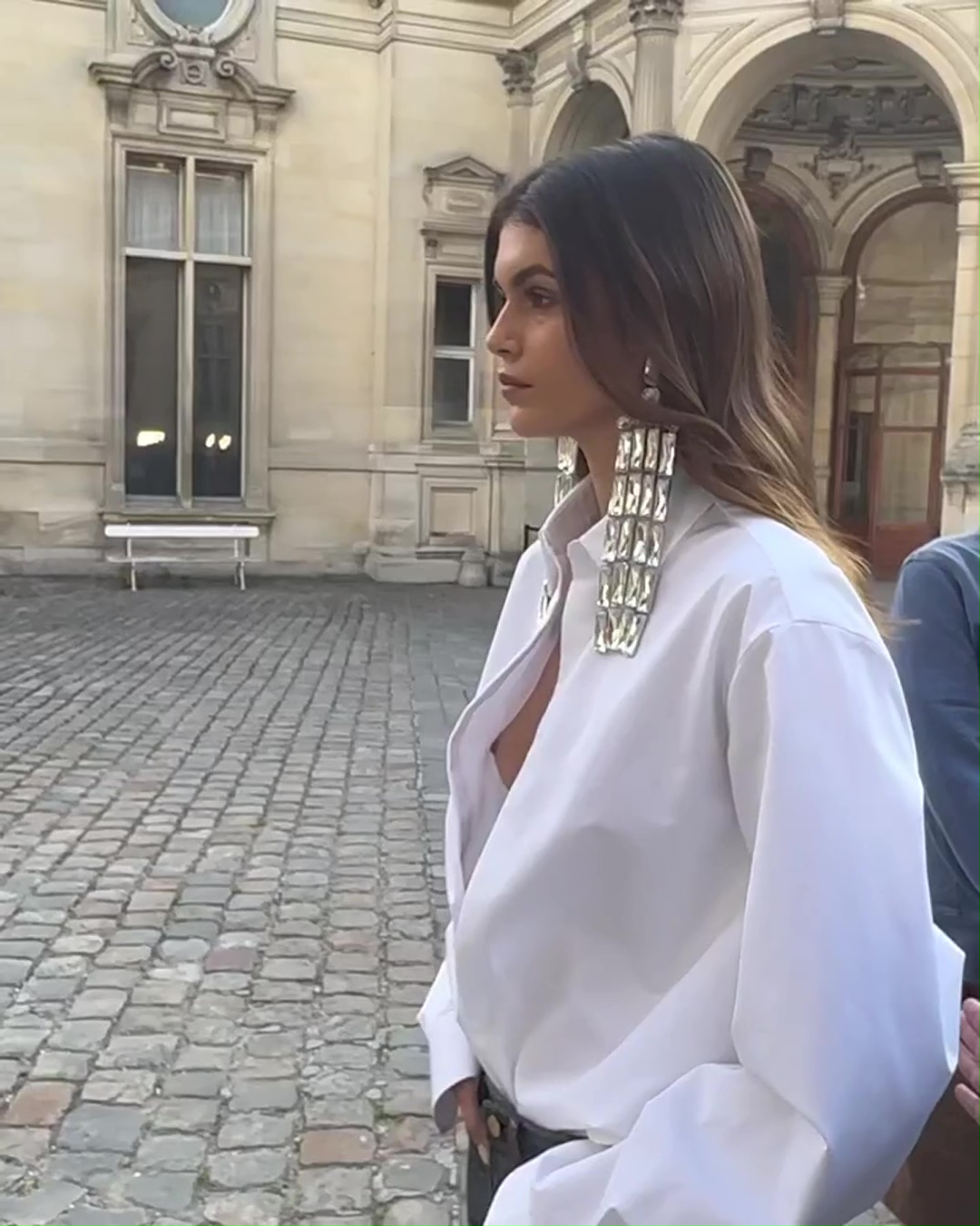 Kaia Gerber Nip Slip on the Valentino Runway 1.jpg