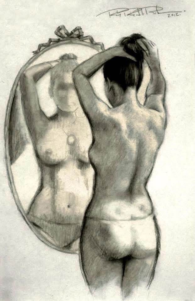 Mujer Frente al Espejo..jpg