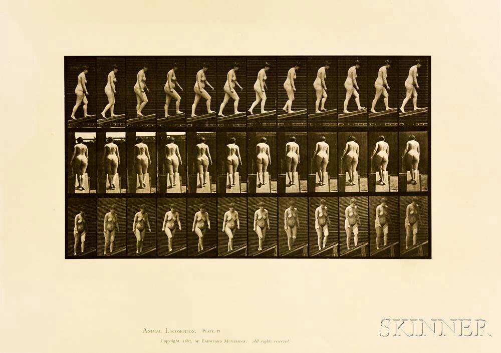 Muybridgeplate  77 Nude Woman Walking Up a Ramp 1887.jpg