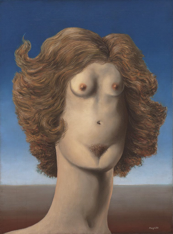 René Magritte, Belgian, b.1898 __The Rape (Le viol), 1934.jpg