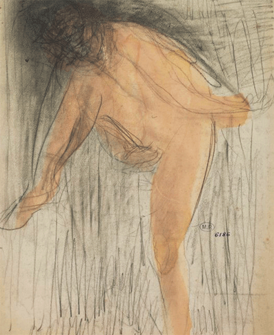 X Mujer desnuda de pié. Rodin..gif